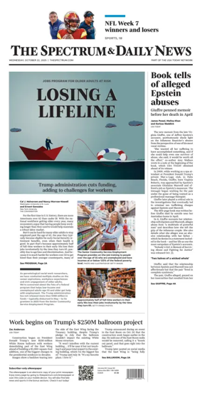 Cover of The Spectrum & Daily News