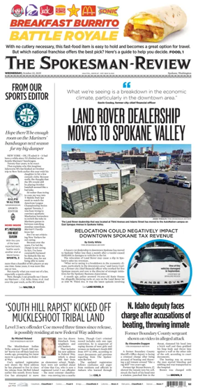 Cover of The Spokesman-Review (Spokane)