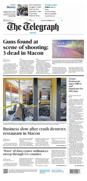 Cover of The Telegraph (Macon)