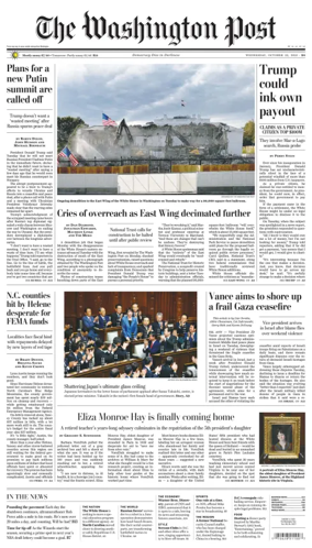 Cover of The Washington Post