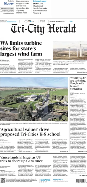Cover of Tri-City Herald