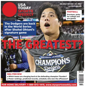 Cover of USA TODAY Sports Weekly