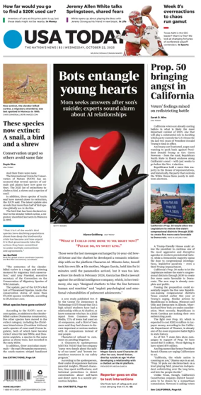 Cover of USA TODAY US Edition