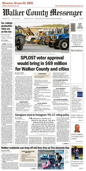Cover of Walker County Messenger