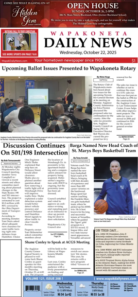 Cover of Wapakoneta Daily News