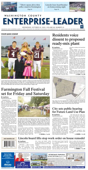Cover of Washington County Enterprise-Leader