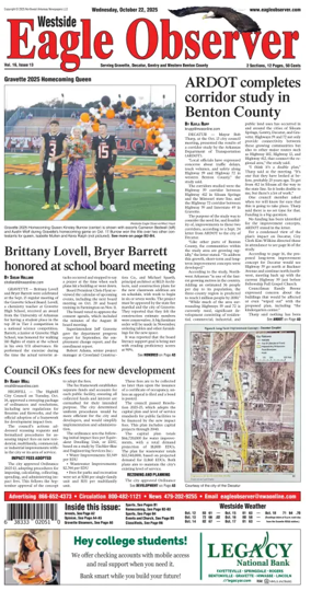 Cover of Westside Eagle-Observer