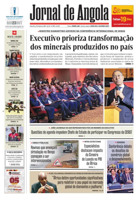 Cover of Jornal de Angola