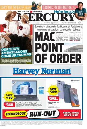 Cover of Mercury (Hobart)