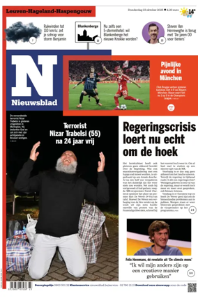 Cover of Het Nieuwsblad
