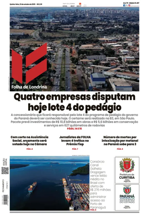 Cover of Folha de Londrina