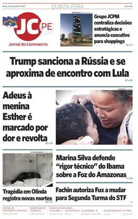 Cover of Jornal do Commercio