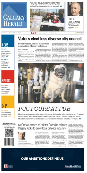 Cover of Calgary Herald