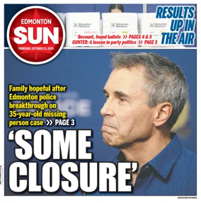 Cover of Edmonton Sun