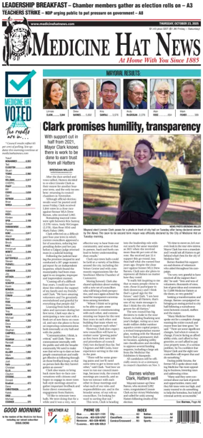Cover of Medicine Hat News