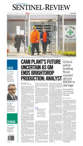 Cover of Sentinel-Review (Woodstock)