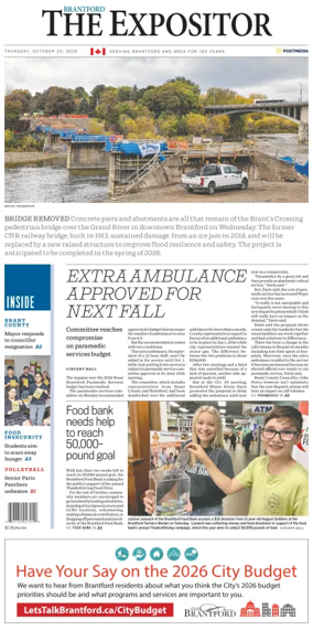 Cover of The Expositor (Brantford)