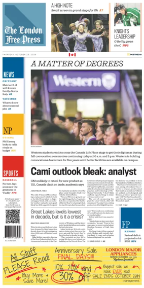 Cover of The London Free Press