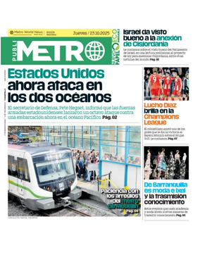 Cover of Publimetro Colombia