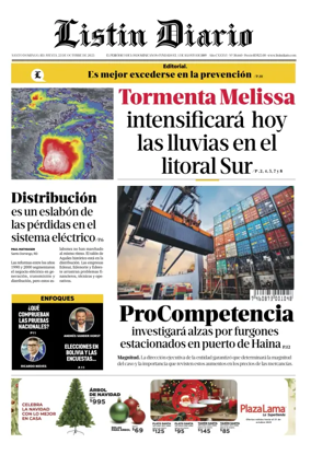 Cover of Listin Diario