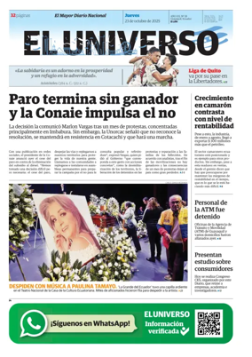 Cover of El Universo