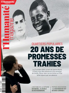 Cover of L'HUMANITE MAGAZINE