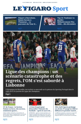 Cover of Le Figaro Sport