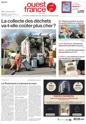 Cover of Ouest France (Sarthe)