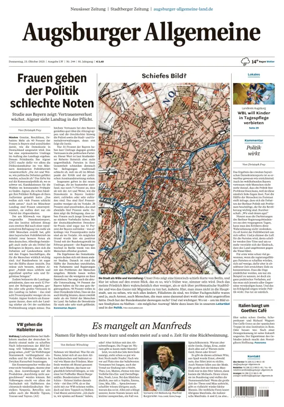 Cover of Augsburger Allgemeine (Land West)