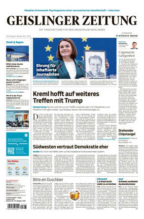 Cover of Geislinger Zeitung