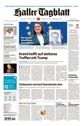 Cover of Haller Tagblatt