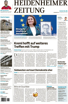 Cover of Heidenheimer Zeitung