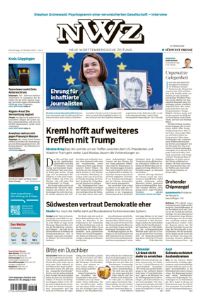 Cover of NWZ  (Göppinger Kreisnachrichten)