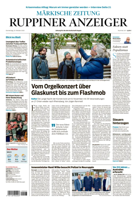 Cover of Ruppiner Anzeiger