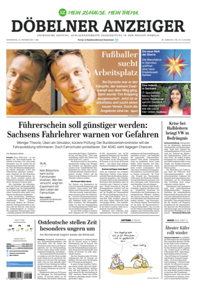 Cover of Sächsische Zeitung (Döbeln)