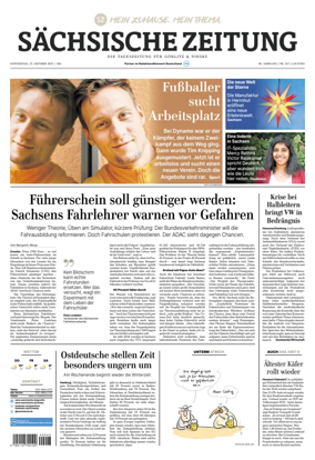 Cover of Sächsische Zeitung  (Görlitz)