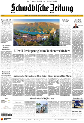 Cover of Schwaebische Zeitung (Bad Waldsee / Aulendorf)