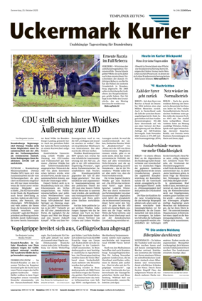 Cover of Templiner Zeitung