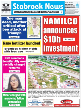 Cover of Stabroek News