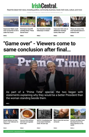 Cover of Irish Central