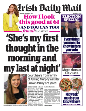 Cover of Irish Daily Mail