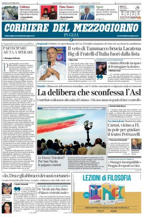 Cover of Corriere del Mezzogiorno (Puglia)