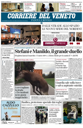 Cover of Corriere del Veneto (Padova e Rovigo)
