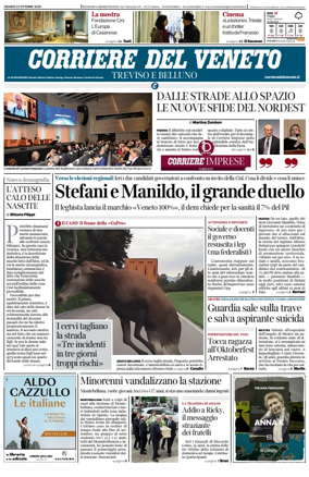 Cover of Corriere del Veneto (Treviso e Belluno)