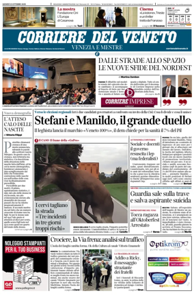 Cover of Corriere del Veneto (Venezia e Mestre)