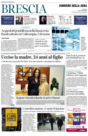 Cover of Corriere della Sera (Brescia)