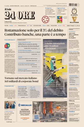 Cover of Il Sole 24 Ore