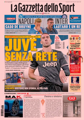 Cover of La Gazzetta dello Sport 