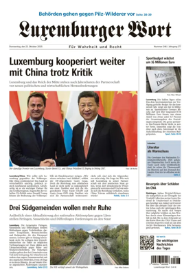 Cover of Luxemburger Wort