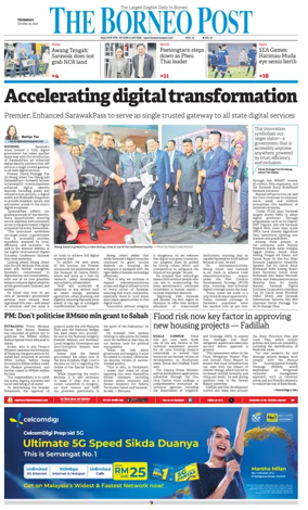 Cover of The Borneo Post